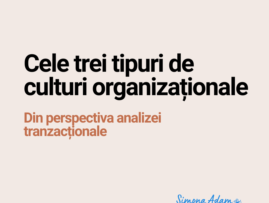 Despre “personalitatea” organizațiilor – tipuri de culturi